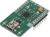 USB UART 3 CLICK Click board; адаптер; UART,USB; CP2102N; mikroBUS вилка; 3,3/5ВDC