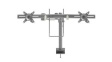 52.602 Viewmate Adjustable Dual Monitor Arm 7.5kg 75x75/100x100 Silver