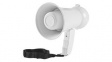 MEPH100WT Megaphone with Built-In Microphone 15W 100m White