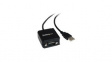 ICUSB2321FIS Adapter with Optical Isolation, USB-A Plug - D-Sub 9-Pin Plug