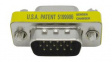 RND 205-00935 Mini Gender Changer, HDB15 Socket to HDB15 Plug, Silver