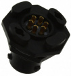 UTS710E6S Panel mount female receptacleP
