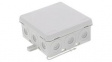 KA 012 LG Junction Box 86x86x41mm Polyethylene (PE)/Polypropylene (PP) IP55 Light Grey