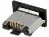 207F-BA00 Гнездо; USB B micro; SMT; PIN:5; Верс: USB 2.0; позолота
