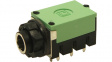 FC67830 / S1KC/BBB/NI/WN/IEW 6.35 mm Stereo Jack Socket Black 3P