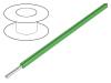 2842/1 GR005, Провод; MIL-W-16878/6 (Type ET); однопров; Cu; 28AWG; зеленый, Alpha Wire