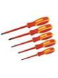 AV05050 Screwdriver Set, Insulated, Slotted/Pozidriv, 5 Pieces