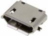 207A-BBA0-R, Гнездо; USB B micro; SMT; PIN:5; Верс: USB 2.0; позолота, ATTEND