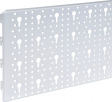 11400-00004 [2 шт] Perforated steel plate, white, 800x200 mm PU=2 ST