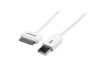 USB2ADC1M Cable USB-A Plug - Apple 30-Pin Plug 1m White