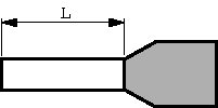461220 [100 шт], Обжимной наконечник с выступом оливковый 50 mm²/20 mm уп-ку=100 ST, Vogt AG