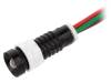 LRG-D5-24AC/DCWK, Индикат.лампа: LED; вогнутый; 24ВDC; 24ВAC; Отв: O11мм; IP40, POLAM-ELTA