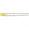 TLLY4400 LED; 3мм; желтый; 0,63-1,2мкд; 50°; Поверхность: выпуклая