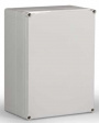 OPCP304018G Cubo O 300 x 400 x 187 мм, глухая стенка, серая крышка, PC, IP 66/67, вкл. рамна