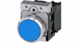 3SU1150-0AB50-1BA0 SIRIUS Act Push-Button Complete Metal, Glossy, Blue, Blue