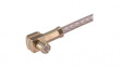 23000457 RF Connector, MMCX, Brass, Plug, Right Angle, 50Ohm, Soldering Terminal/Crimp Te