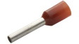 RND 465-00893 [100 шт] Bootlace Ferrule 10mm2 Red 28mm Pack of 100 pieces