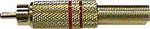 11616 CSG 7 R, Male cable connector gold red, Tsay-E