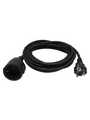 RND 465-01010, Mains Cable Type F (CEE 7/4) - Type F (CEE 7/3) 5m Black, RND Connect