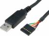 TTL-232R-5V, Модуль: проводной встроенный; провод; USB A, штыревое гнездо, FTDI