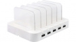 EX-1100 Charging Station, 4x 2.4 A + 1 A, 158 x 24 x 120 mm, 600 g