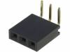 ZL263-3SG Гнездо; штыревое; "мама"; PIN:3; угловой 90°; 2,54мм; THT; 1x3; 3А