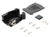 16-001810, Корпус: для разъемов D-Sub; D-Sub 9pin, D-Sub HD 15pin; SnapLock, Conec