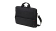 D31838-RPET Notebook Bag, Shoulder Strap, 15.6" (39.6 cm), Plus BASE, Black
