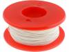 KYNAR30AWG50MWH [50 м], Кабель; однопров; Cu; 30AWG; kynar 460 (PVDF); белый; 300В; 50м, BQ CABLE (TME brand)