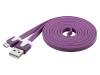 67561 Кабель; USB 2.0,плоские; вилка USB A, вилка micro USB B; 2м