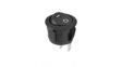471002268143 Rocker Switch, NO, ON-OFF, IP40, Black