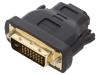 ECDB0 Адаптер; HDMI 1.4; DVI-D (24+1) вилка,гнездо HDMI; Цвет: черный