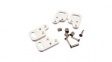 1554FT Mounting Feet Kit for 1554 / 1555 Series, 48mm, Polycarbonate, Light Grey