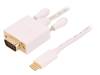 50418 Адаптер; USB 3.1; вилка D-Sub 15pin HD, вилка USB C; 1м
