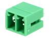 EBRA-02-B Разъемный клеммник; 3,81мм; Кол-во полюс: 2; прямой; гнездо; THT