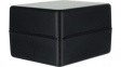 SR25-DB.9 Enclosure with Rounded Corners 76x63.5x48mm Black ABS