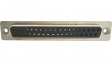 RND 205-00744 D-Sub Crimp Connector, Poles 37,  Straight / Crimp