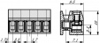 AK1350/10-3.5 PCB Terminal Block 10P3.5 mm