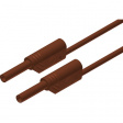MVL S WS 200/1 BROWN Safety test lead diam. 2 mm brown 200 cm CAT III
