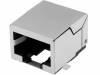RJLSE-41181-01, Гнездо; RJ45; PIN:8; экранированный; позолота; SMT; угловой 90°, Amphenol
