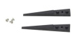 A272CF Kit of 2 Carbon Fibre Tips and 3 Screws Flat/Squared/Straight 40mm ESD