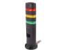 LD6A-3DZQB-RYG, Сигнализатор: световая колонна; Uпит:24ВDC; Uпит:24ВAC; LED; IP54, IDEC