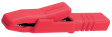 AK 2 S RED Crocodile clip diam. 4 mm red
