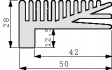 SK 138/84/SA Heat sink 84 mm 3.9 K/W black anodised