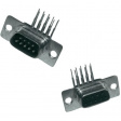 MHDD09-F-T-B-M-RBM D-Sub Socket, Solder Pins, 90deg 9P