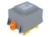 TSZS100/010M, Трансформатор: залитый; 100ВА; 230ВAC; 24В; 4,16А; Монтаж: DIN; IP00, Indel