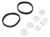 POLOLU 30T TRACK SET - WHITE, Гусеницы; Ось: D профиль; Кол-во шт: 2; на корпус,винтами; O: 35мм, POLOLU