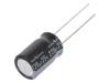 UKL1E221MPD1TD, Конденсатор: электролитический; THT; 220мкФ; 25ВDC; O10x16мм; ±20%, NICHICON