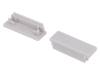 84310022, Заглушка для профилей LED; серый; ABS; Назначение: WIDE24, TOPMET