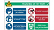 RND 605-00207 COVID-19 General Safety Information, Safety Sign, Dutch, 371x262mm, 1pcs